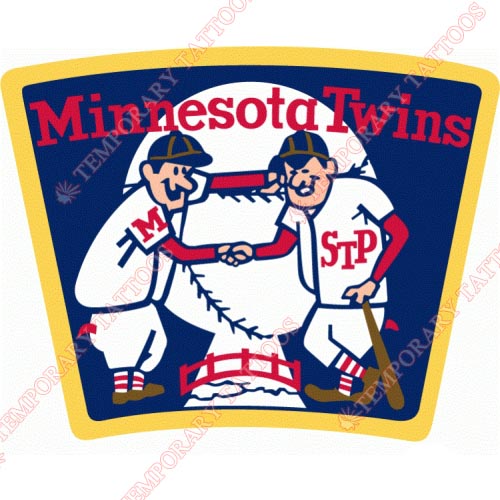 Minnesota Twins Customize Temporary Tattoos Stickers NO.1747